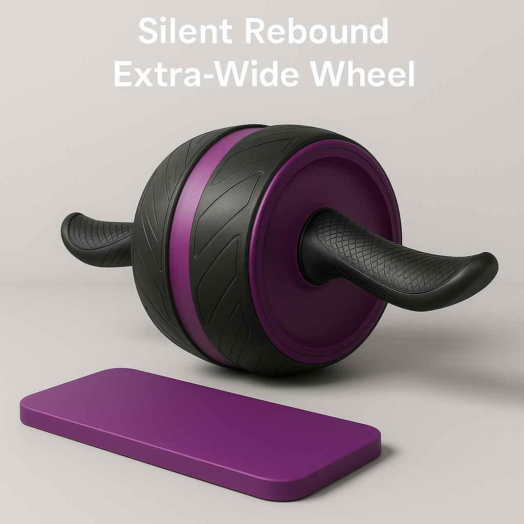 Automatic Resistance Ab Wheel for Beginners (Men/Women)