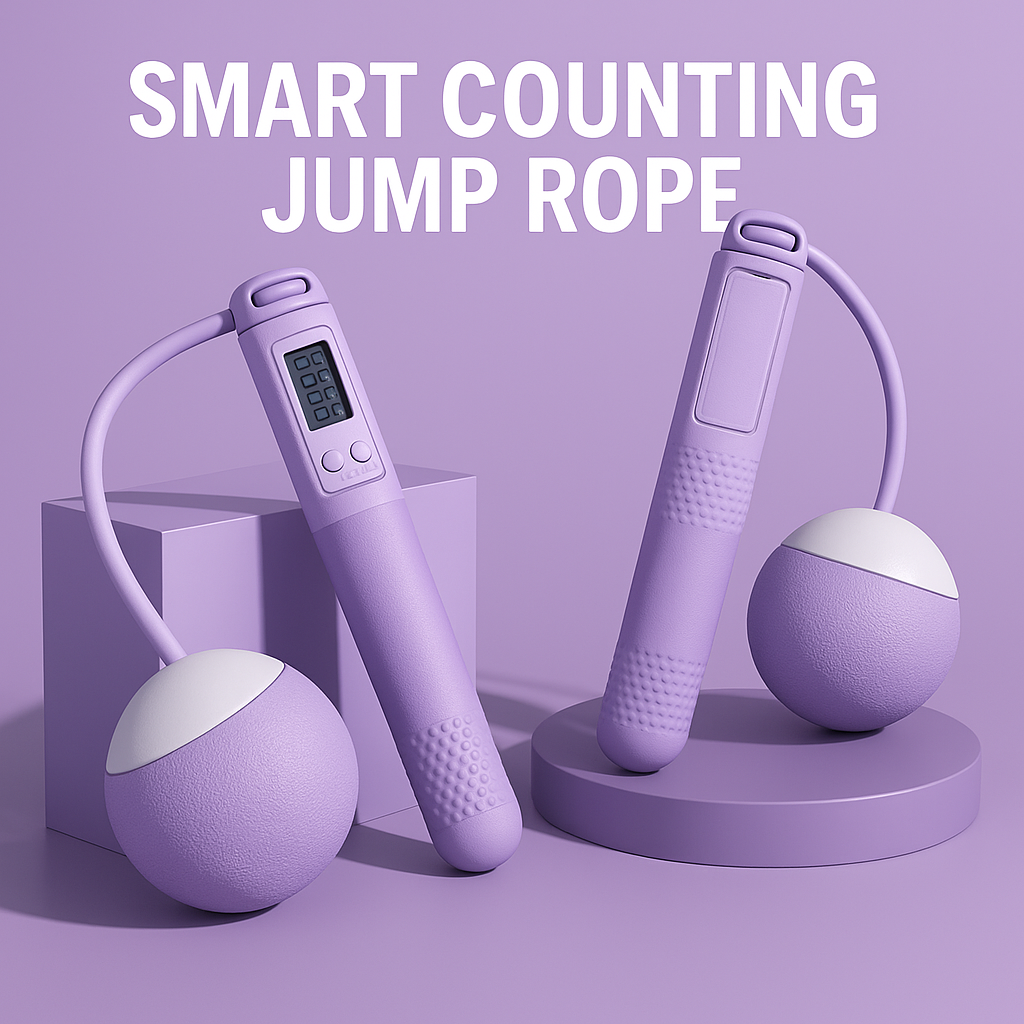 Smart Weighted Jump Rope with Electronic Counter